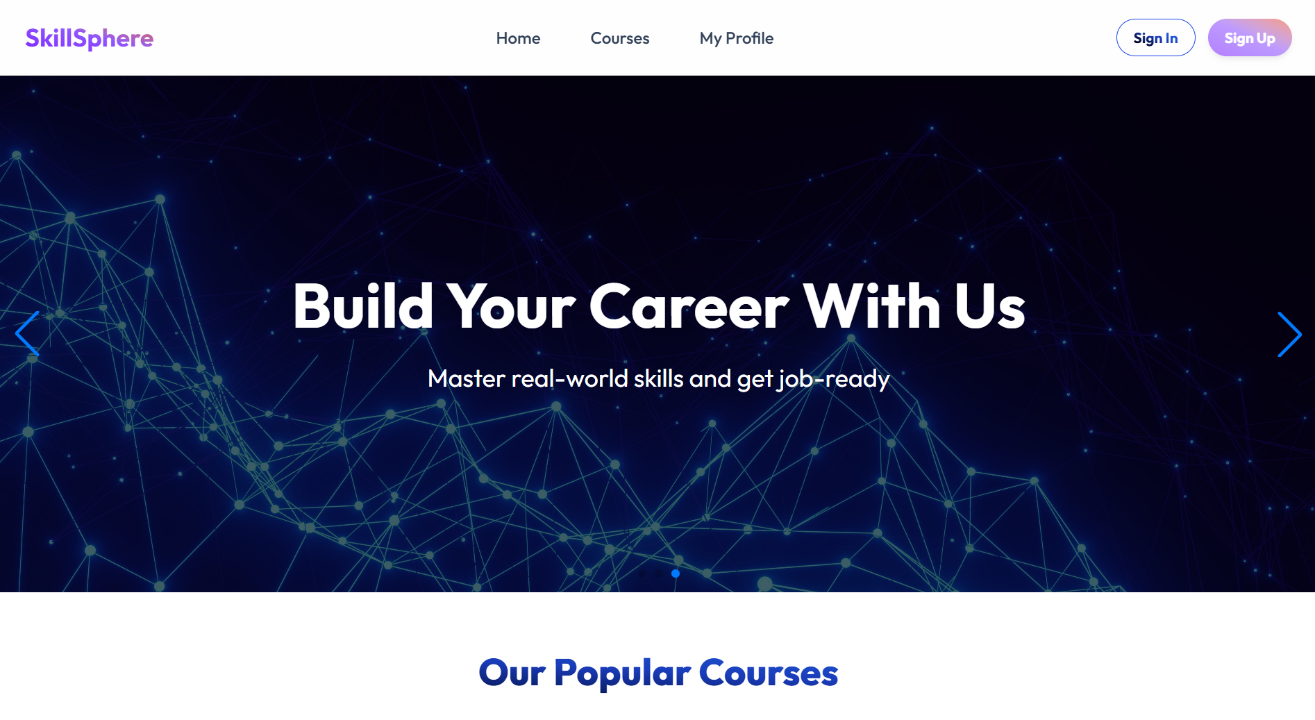 Online Learning Platform project preview